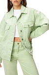 Good American Good '90s Denim Jacket In Lime003