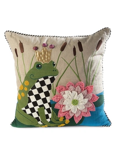 Mackenzie-childs Frog O. Nard Pillow