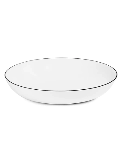 Richard Brendon The Line Matte Black Medium Coupe Bowl In White Black