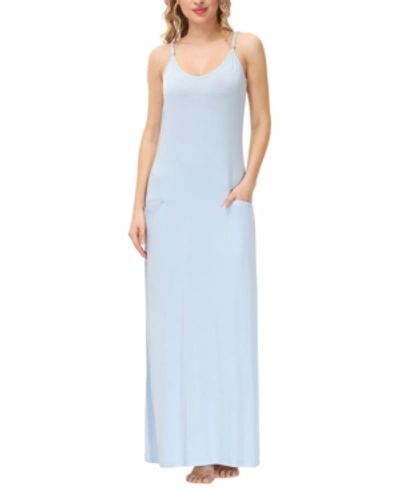 Ink+ivy Women's Strappy Dress In Baby Blue