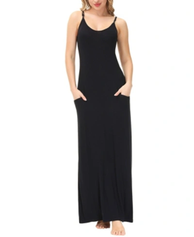 Ink+ivy Women's Strappy Dress In Jet Black