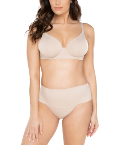 Miraclesuit Women's Comfy Curves Waistline Thong 2526 In Nude