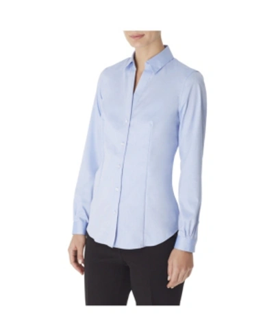 JONES NEW YORK WOMEN'S EASY CARE BUTTON UP LONG SLEEVE BLOUSE