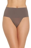 Spanxr Undie-tectable Thong In Umber Ash