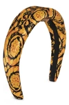 VERSACE CERCHIETTO STAMP PADDED HEADBAND,ICER001A236114