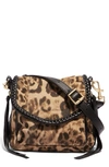 Aimee Kestenberg Mini All For Love Convertible Leather Crossbody Bag In Amazon Leopard