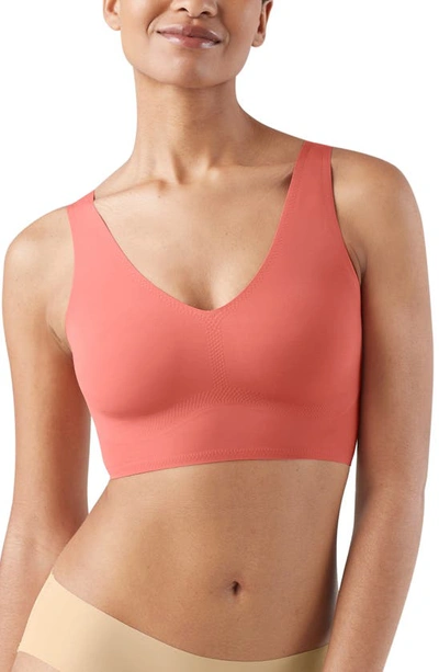 True & Co. True Body V-neck Bralette In Desert Rose