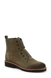 Softwalkr Indiana Chelsea Boot In Dk Olive Suede