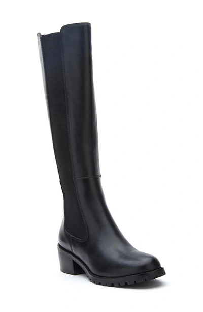 Matisse Ryder Knee High Chelsea Boot In Black