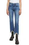 Maje Pachafranbis Chewed Hem Skinny Jeans In Blue