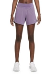Nike Eclipse Women's Running Shorts In Amethyst Smoke
