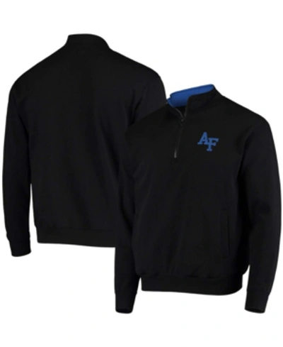 Colosseum Men's Black Air Force Falcons Tortugas Logo Quarter-zip Jacket