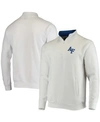 Colosseum Men's White Air Force Falcons Tortugas Logo Quarter-zip Jacket In White