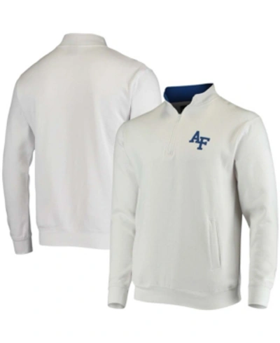 Colosseum Men's White Air Force Falcons Tortugas Logo Quarter-zip Jacket