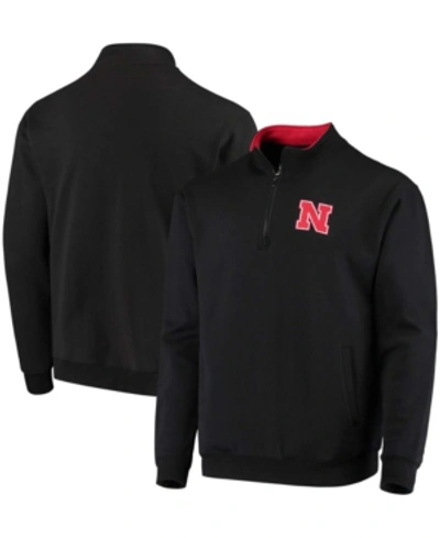 Colosseum Men's Black Nebraska Huskers Tortugas Logo Quarter-zip Jacket