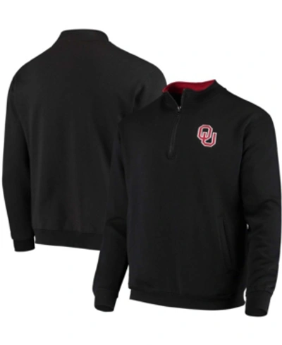 Colosseum Men's Black Oklahoma Sooners Tortugas Logo Quarter-zip Jacket