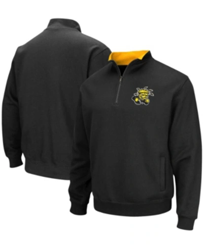 Colosseum Men's Black Wichita State Shockers Tortugas Logo Quarter-zip Jacket