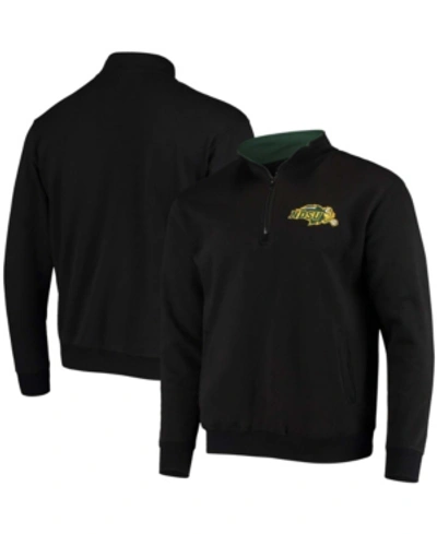 Colosseum Men's Ndsu Bison Tortugas Logo Quarter-zip Jacket In Black