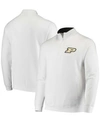 Colosseum Men's White Purdue Boilermakers Tortugas Logo Quarter-zip Jacket In White