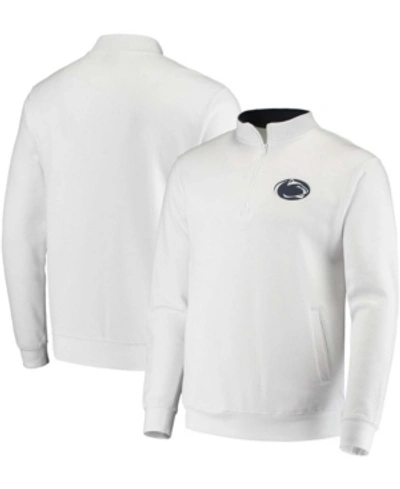 Colosseum Men's White Penn State Nittany Lions Tortugas Logo Quarter-zip Jacket