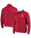 Colosseum Men's Stanford Cardinal Tortugas Logo Quarter-zip Jacket In Cardinal