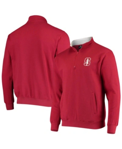 Colosseum Men's Stanford Cardinal Tortugas Logo Quarter-zip Jacket