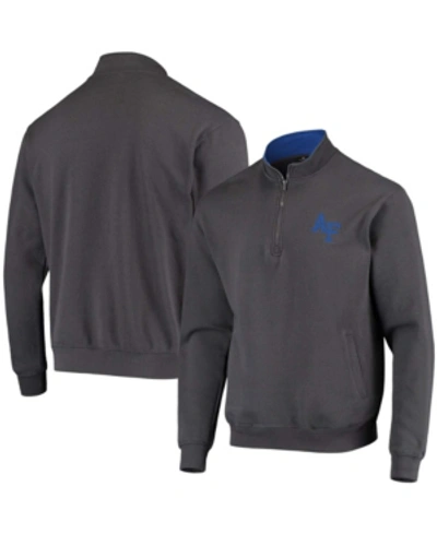 Colosseum Men's Charcoal Air Force Falcons Tortugas Logo Quarter-zip Jacket