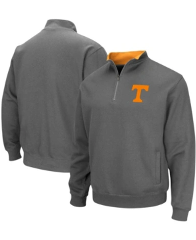 Colosseum Men's Charcoal Tennessee Volunteers Tortugas Logo Quarter-zip Jacket