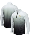 Colosseum Men's Gray Appalachian State Mountaineers Magic Team Logo Quarter-zip Jacket In Gray