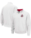 Colosseum Men's White Ohio State Buckeyes Tortugas Team Logo Quarter-zip Jacket In White