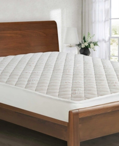 ALL-IN-ONE COPPER EFFECTS FITTED MATTRESS PAD, CALIFORNIA KING