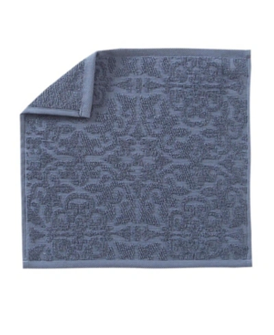 Ozan Premium Home Patchouli Washcloth Bedding In Dusty Blue