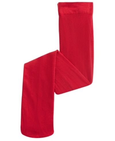 First Impressions Kids' Baby Girls Solid Tights, Created For Macy's In Cherry Red