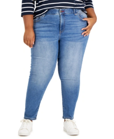 Tommy Hilfiger Th Flex Plus Size Waverly Jeans In Chesapeake Wash