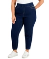 TOMMY HILFIGER PLUS SIZE GRAMERCY PULL-ON JEANS, CREATED FOR MACY'S