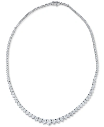 Macy's Diamond Graduated Collar Tennis Necklace (5 Ct. T.w.) In 14k White Gold Or 14k Yellow Gold