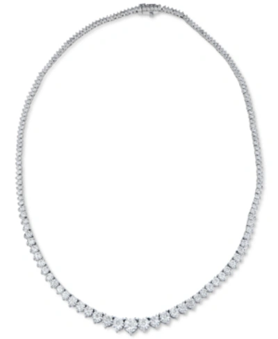 Macy's Diamond Graduated Tennis Necklace (5 Ct. T.w.) In 14k White Gold Or 14k Yellow Gold