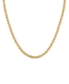 EVE'S JEWELRY MEN'S GOLD-TONE PLATE BOX CHAIN NECKLACE