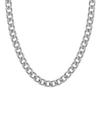 EVE'S JEWELRY MEN'S STAINLESS STEEL FOX CHAIN NECKLACE