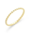 BROOK & YORK MICAELA 14K GOLD PLATED THIN RING