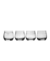 MIKASA AMELIA DOUBLE OLD FASHIONED GLASSES SET OF 4, 11.5 OZ