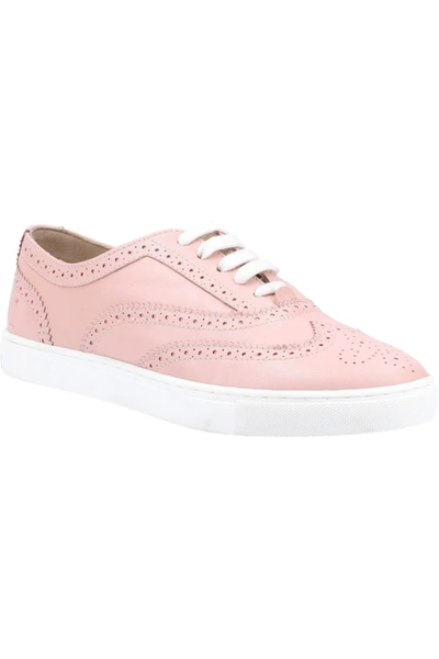 Hush Puppies Womens/ladies Tammy Leather Brogues (light Pink)