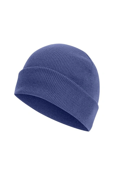 Absolute Apparel Knitted Turn Up Ski Hat (royal) In Blue