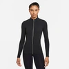 Nike Yoga Luxe Dri-fit Full Zip Jacket In Black/dark Smoke Grey