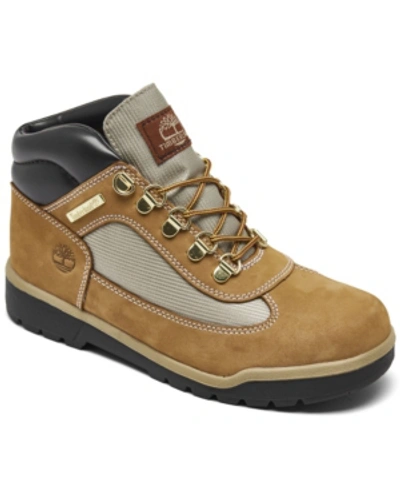 Timberland Big Kids Field Boots From Finish Line In Wheat/brown