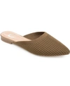Journee Collection Aniee Knit Mule In Taupe