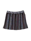 VERSACE YOUNG GIRL PLEATED SKIRT,10002401A01357 5X020