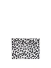 SAINT LAURENT LEOPARD-PRINT LEATHER CARDHOLDER