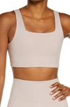 Girlfriend Collective Tommy Sports Bra In Quartz