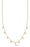 Glaze Jewelry Gold Vermeil Heart Charm Necklace In Yellow Gold